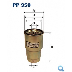 Filtr paliwa PP 950 HART 331 452
