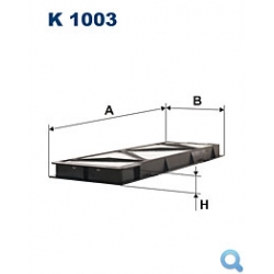 Filtr przeciwpyłkowy K 1003 FILTRON 