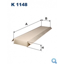 Filtr przeciwpyłkowy K 1148 HART 338 319