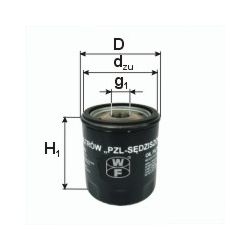 Filtr oleju PP463 WF  